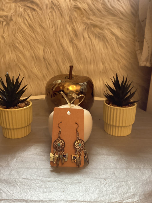 Boucles d’oreilles pendantes lea
