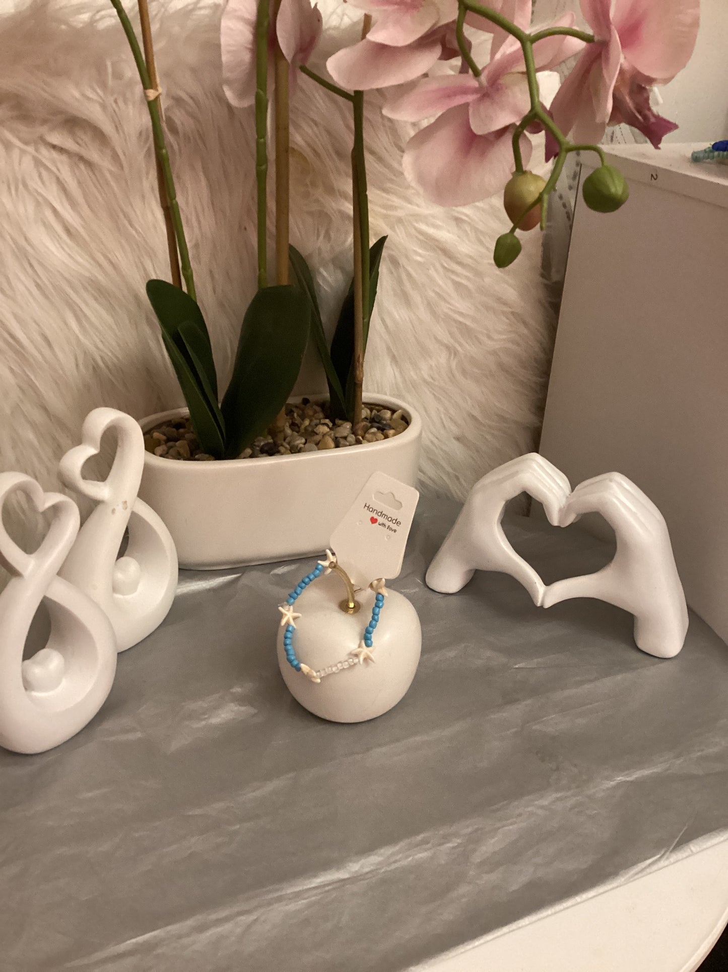 Bracelet bleu avec petite etoile